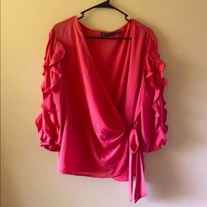New York and Company Pink Blouse